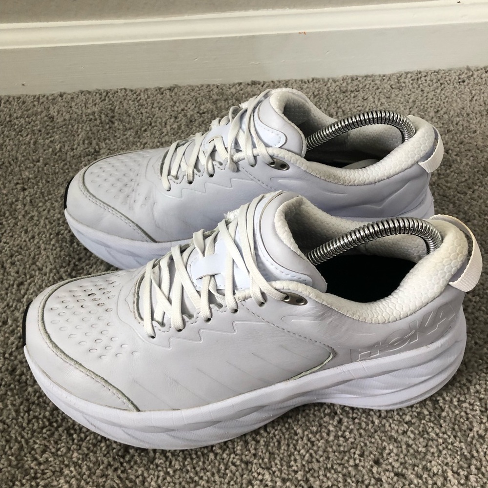 Hoka women bondi sr  All-White Sneakers size 8.5
